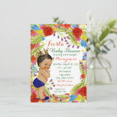 Fiesta Baby Boy Shower Kaart (Staand voorkant)