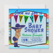 Fiesta Baby Douche Uitnodigingen (Voorkant)