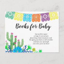 Fiesta Baby Muchacho Baby shower Boeken voor Baby Uitnodiging Briefkaart