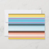 Fiesta Baby Muchacho Baby shower Dank u kaart (Achterkant)