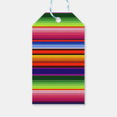 Fiesta Baby Muchacho Favor Tag Cadeaulabel (Achterkant)