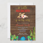 Fiesta Baby Muchacho Uitnodiging voor Baby shower (Voorkant)