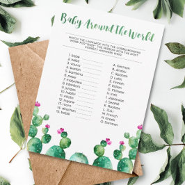 Fiesta Baby over de Kaart van het World Shower Gam