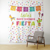 Fiesta Baby shower Backdrop - Piñata WH Wandkleed (In situ)