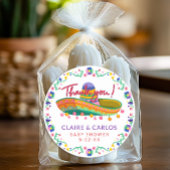 Fiesta Baby Shower Bedank Sticker – Whimsical S