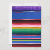 Fiesta Baby shower Bedankt Card – Floral Sombrer (Achterkant)