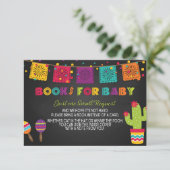 Fiesta Baby shower Book Insert Informatiekaartje (Staand voorkant)
