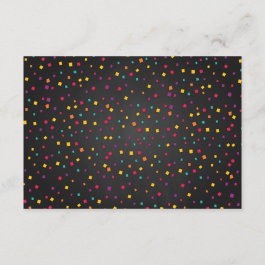 Fiesta Baby shower Book Insert Informatiekaartje (Achterkant)