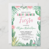Fiesta baby shower cactus cinco de mayo kaart (Voorkant)