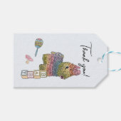 Fiesta Baby shower Cadeaulabel (Voorkant (Horizontaal))