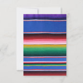 Fiesta Baby shower Dank u kaart (Achterkant)