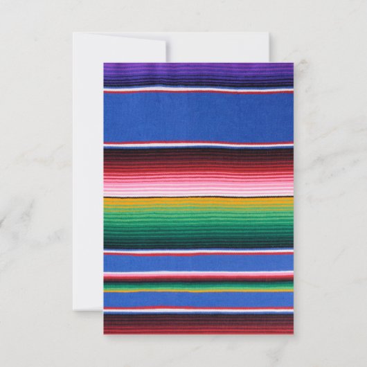 Fiesta Baby shower Dank u kaart (Achterkant)