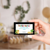 Fiesta Baby shower Diaper Raffle Kaart