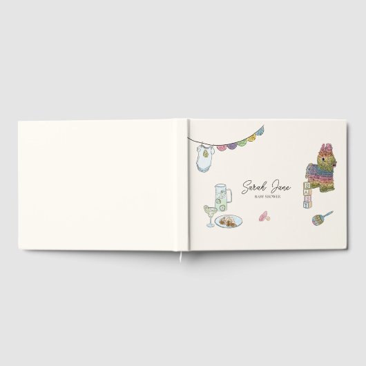 Fiesta Baby shower Gastenboek (Volledig)