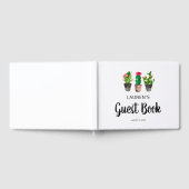 Fiesta Baby shower Guest Book, Cactus Gastenboek (Volledig)