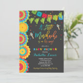 Fiesta Baby shower Invitation Boy Fiesta Shower Kaart (Staand voorkant)