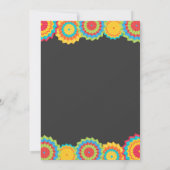 Fiesta Baby shower Invitation Boy Fiesta Shower Kaart (Achterkant)