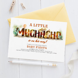 Fiesta Baby shower Invitation Mexican Fun Kaart