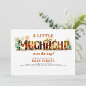 Fiesta Baby shower Invitation Mexican Fun Kaart (Staand voorkant)