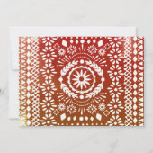 Fiesta Baby shower Invitation Mexican Fun Kaart (Achterkant)