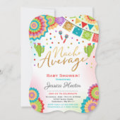 Fiesta Baby shower Invitation Nacho Gemiddelde Sho Kaart (Voorkant)