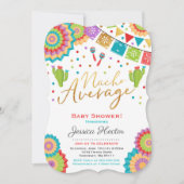 Fiesta Baby shower Invitation Nacho Gemiddelde Sho Kaart (Voorkant)