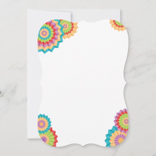 Fiesta Baby shower Invitation Nacho Gemiddelde Sho Kaart (Achterkant)