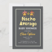 Fiesta Baby shower Invitation Nacho Gemiddelde Sho Kaart (Voorkant)