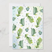 Fiesta Baby shower Invitation Taco Bout A Baby Kaart (Achterkant)