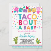 Fiesta Baby shower Invitation Taco Bout A Baby Kaart (Voorkant)
