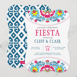 Fiesta Baby shower Invite Kaart