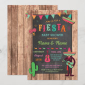 Fiesta Baby shower Meisje of Jongen Mexicaan Uitno Kaart (Voorkant / Achterkant)