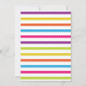 Fiesta Baby shower Mexican Boy Bright Invite Kaart (Achterkant)