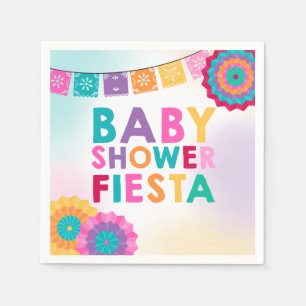 Fiesta Baby shower Napkin Mexicaans Baby shower Servetten