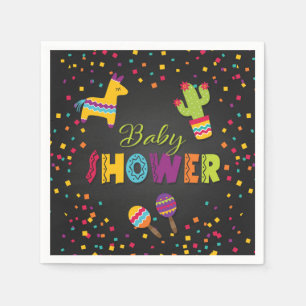 Fiesta Baby shower Napkin Servet