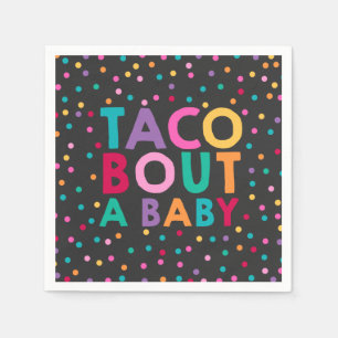 Fiesta Baby shower Napkin Taco Bout Baby Party Servetten