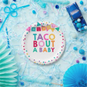 Fiesta Baby shower Paper Bord 7-inch Taco Bout A B (Feest)