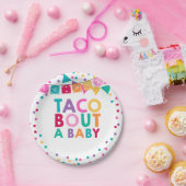 Fiesta Baby shower Paper Bord 7-inch Taco Bout A B (Feest)