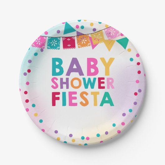 Fiesta Baby shower Papier Bord Mexicaans Baby show (Voorkant)