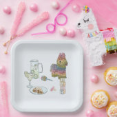 Fiesta Baby shower Papieren Bordje (Feest)