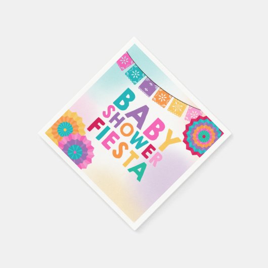 Fiesta Baby shower Servet Mexicaans Baby shower (Hoek)