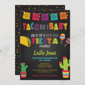 Fiesta Baby shower Taco Bout of Baby Gender onthul Kaart (Voorkant / Achterkant)