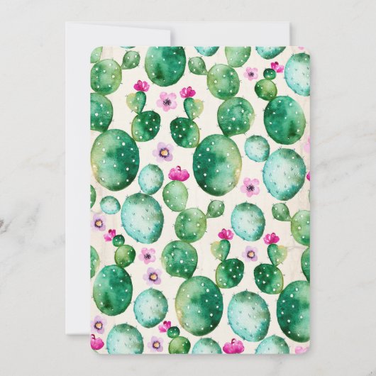 Fiesta Baby shower Uitnodiging (Achterkant)