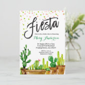 Fiesta Baby shower Uitnodiging (Staand voorkant)