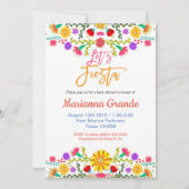 Fiesta Baby shower Uitnodiging (Voorkant)