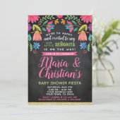 Fiesta Baby shower Uitnodiging (Staand voorkant)