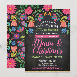 Fiesta Baby shower Uitnodiging