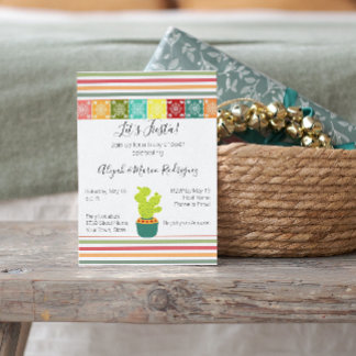 Fiesta Baby shower Uitnodiging