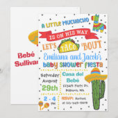 Fiesta Baby shower Uitnodiging (Voorkant / Achterkant)