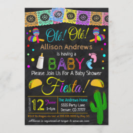 Fiesta Baby shower Uitnodiging